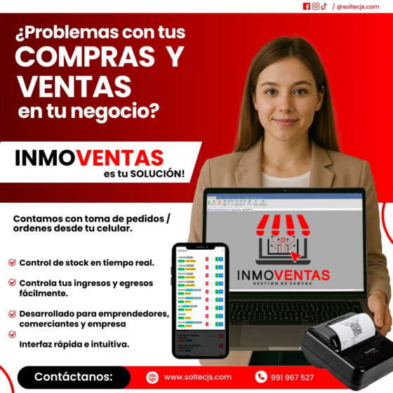 INMOVENTAS – Gestión de Almacén Compras y Ventas